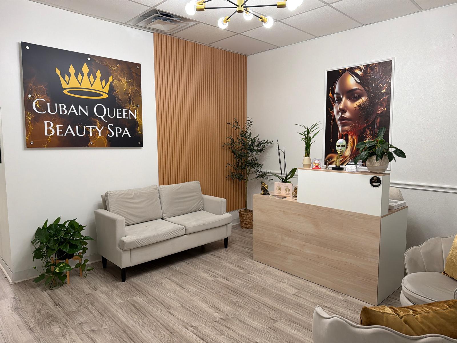 >Cuban Queen Beauty Spa: recepción y espacio del spa
